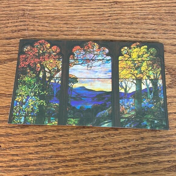 Tiffany Windows 19 blank cards with pictures of Stained Glass Designs - Picture 7 of 11